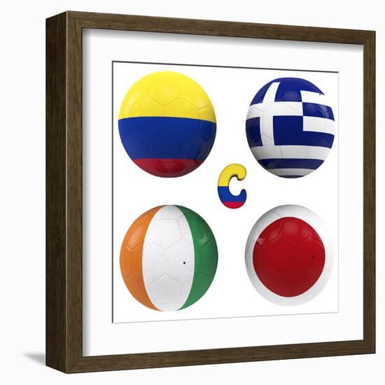 C Group of the World Cup-croreja-Framed Art Print