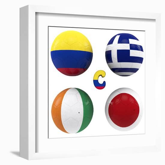 C Group of the World Cup-croreja-Framed Art Print