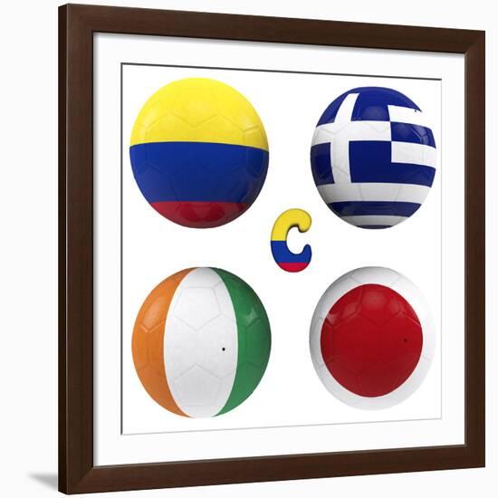 C Group of the World Cup-croreja-Framed Art Print