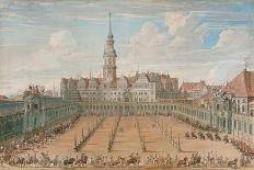 Parade of the Ladies' Ring Races on Juny 6, 1709 in Dresden, 1710-C. H. Fritzsche-Giclee Print