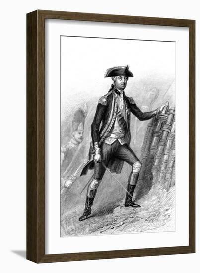 C H T Comte D'Estaing-null-Framed Art Print