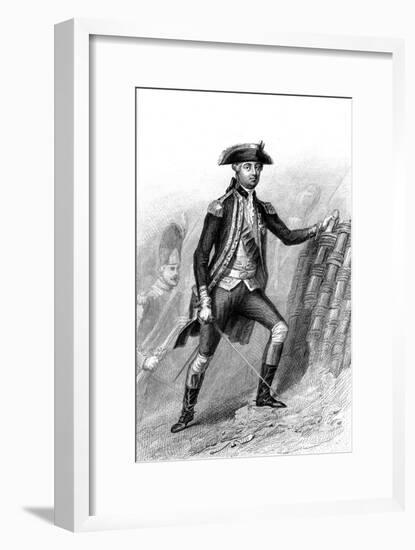 C H T Comte D'Estaing-null-Framed Art Print