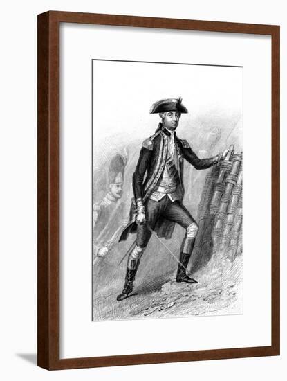 C H T Comte D'Estaing-null-Framed Art Print