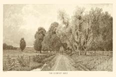 The Country Road in Sepia-C. Harry Eaton-Laminated Premium Giclee Print