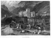 Verrex, Val D'Aosta, Italy, 19th Century-C Heath-Framed Giclee Print