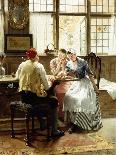 The Game of Checkers-C. Hendrick Nordenberg-Stretched Canvas