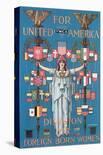 YWCA, For United America-C^ Howard Walker-Laminated Art Print