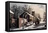 C&I: The Ambuscade-Currier & Ives-Framed Stretched Canvas