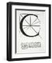 C, Illustration from 'Divina Proportione' by Luca Pacioli (C.1445-1517)-Leonardo da Vinci-Framed Giclee Print