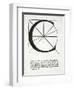 C, Illustration from 'Divina Proportione' by Luca Pacioli (C.1445-1517)-Leonardo da Vinci-Framed Giclee Print