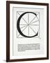 C, Illustration from 'Divina Proportione' by Luca Pacioli (C.1445-1517)-Leonardo da Vinci-Framed Giclee Print