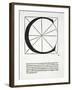 C, Illustration from 'Divina Proportione' by Luca Pacioli (C.1445-1517)-Leonardo da Vinci-Framed Giclee Print