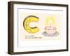 C is a Candle-null-Framed Art Print