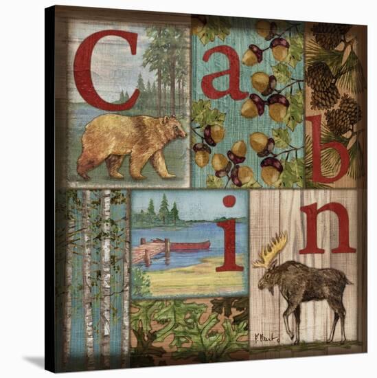 C is for Cabin-Paul Brent-Stretched Canvas