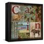 C is for Cabin-Paul Brent-Framed Stretched Canvas