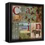 C is for Cabin-Paul Brent-Framed Stretched Canvas