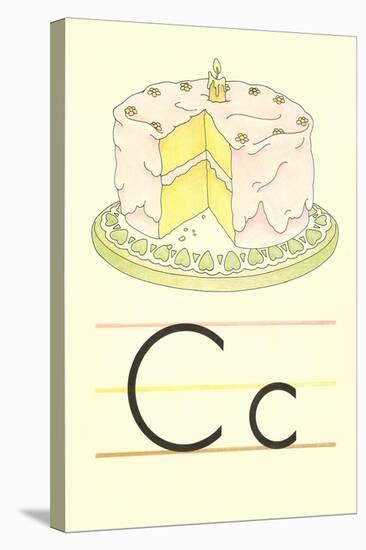 C Is for Cake-null-Stretched Canvas