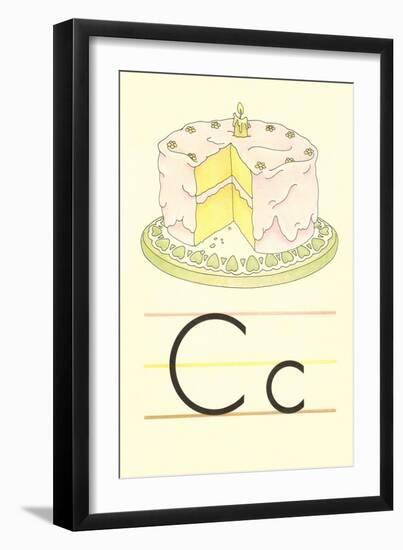C Is for Cake-null-Framed Art Print