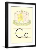 C Is for Cake-null-Framed Art Print