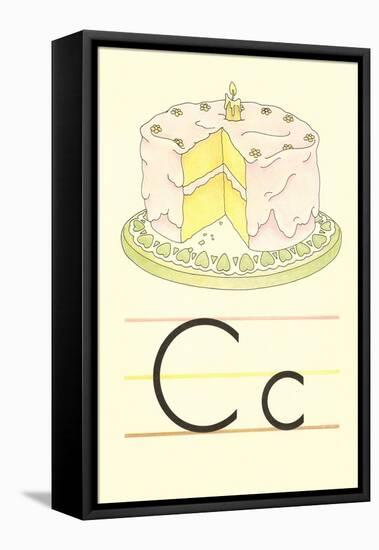 C Is for Cake-null-Framed Stretched Canvas