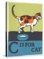 C is for Cat-null-Stretched Canvas