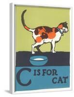 C is for Cat-null-Framed Art Print