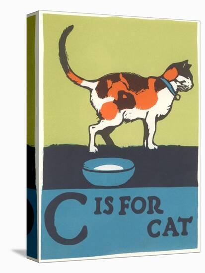 C is for Cat-null-Stretched Canvas