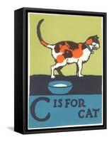 C is for Cat-null-Framed Stretched Canvas