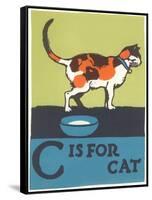 C is for Cat-null-Framed Stretched Canvas