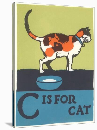 C is for Cat-null-Stretched Canvas