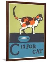 C is for Cat-null-Framed Art Print