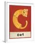 C is for Cat-Chariklia Zarris-Framed Art Print