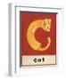 C is for Cat-Chariklia Zarris-Framed Art Print