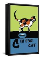 C is for Cat-Charles Buckles Falls-Framed Stretched Canvas
