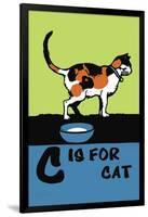 C is for Cat-Charles Buckles Falls-Framed Art Print