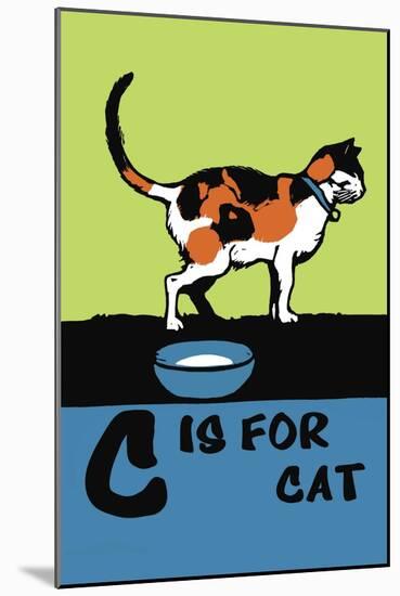 C is for Cat-Charles Buckles Falls-Mounted Art Print