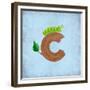 C Is For Caterpillar-Marcus Prime-Framed Premium Giclee Print