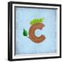 C Is For Caterpillar-Marcus Prime-Framed Premium Giclee Print