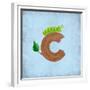 C Is For Caterpillar-Marcus Prime-Framed Premium Giclee Print