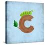 C Is For Caterpillar-Marcus Prime-Stretched Canvas