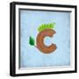 C Is For Caterpillar-Marcus Prime-Framed Art Print