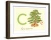 C is for Chestnut Tree-null-Framed Art Print