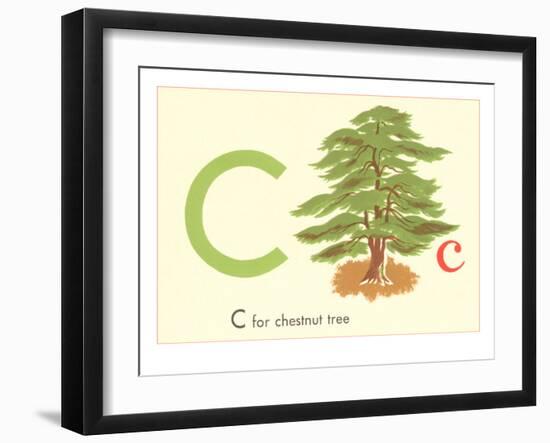 C is for Chestnut Tree-null-Framed Art Print