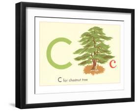 C is for Chestnut Tree-null-Framed Art Print