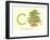 C is for Chestnut Tree-null-Framed Art Print