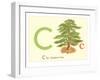 C is for Chestnut Tree-null-Framed Art Print