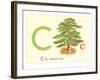 C is for Chestnut Tree-null-Framed Art Print