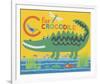 C is for Clara Crocodile-Clare Beaton-Framed Giclee Print