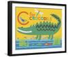 C is for Clara Crocodile-Clare Beaton-Framed Giclee Print