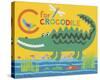 C is for Clara Crocodile-Clare Beaton-Stretched Canvas